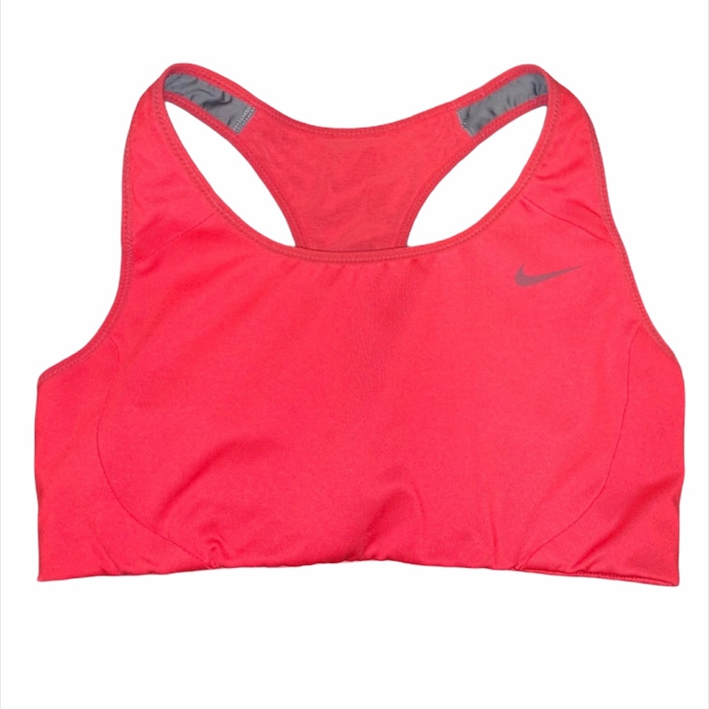 Nike Dri-Fit Red Pink Light Padded Sports Bra Sz S